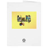 モルモットという言葉は誕生日・カード (裏面)