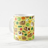 モルモットとやつらのおやつ コーヒーマグカップ (正面左)