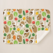 モルモットとやつらのおやつ シェルパブランケット (正面(横))