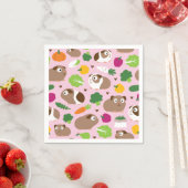 モルモットとやつらのおやつ スタンダードカクテルナプキン (インサイチュ)