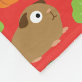 モルモットとやつらのおやつ フリースブランケット (角)