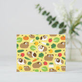 モルモットとやつらのおやつ ポストカード (スタンド正面)