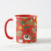 モルモットとやつらのおやつ マグカップ (左)