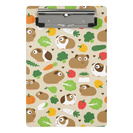 モルモットとやつらのおやつ ミニクリップボード (正面)