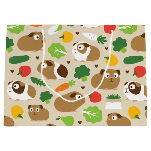 モルモットとやつらのおやつ ラージペーパーバッグ (正面)