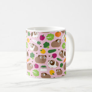 モルモットと彼らのおやつ コーヒーマグカップ