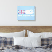 モルモットに支配される キャンバスプリント (インサイチュ (寝室))