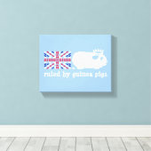 モルモットに支配される キャンバスプリント (インサイチュ (ウッドフロア))