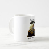 モルモットのおもしろいな海賊 コーヒーマグカップ (正面左)