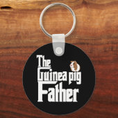モルモットのお父さん キーホルダー (正面)