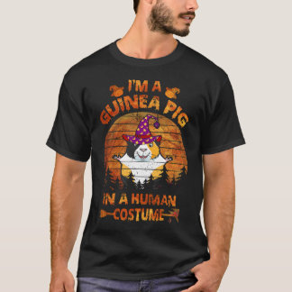 モルモットのかわいいハロウィン仮装1点 Tシャツ