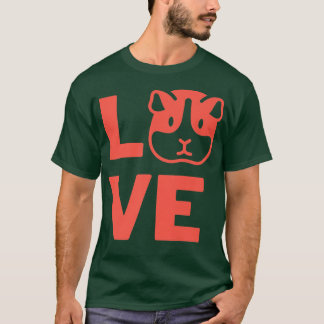 モルモットのねずみ族の飼い主と動物のロオが大好き Tシャツ