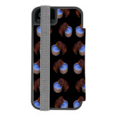 モルモットののどが茶色く INCIPIO iPhoneウォレットケース (フォリオ裏面)