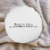 モルモットのカスタマイズ ラウンドクッション