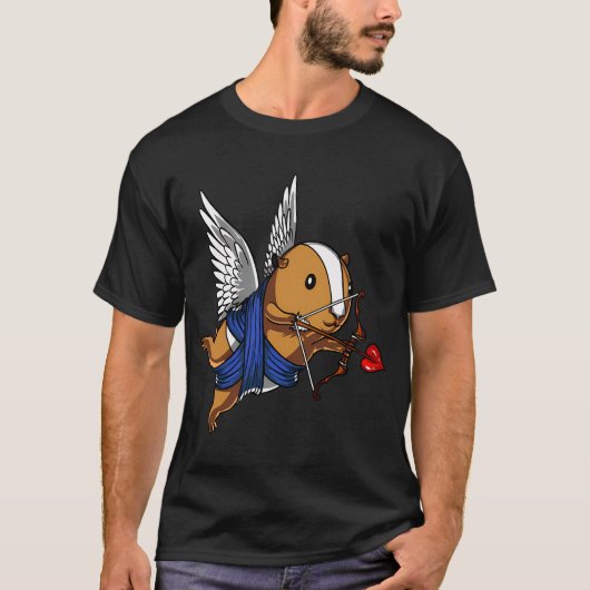 モルモットのキューピッド Tシャツ (正面)