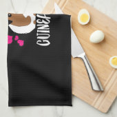 モルモットのギフトを愛する女の子 キッチンタオル (四つ折り)