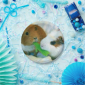 モルモットのクリスマスのプレート ペーパープレート (パーティー)