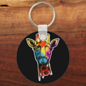 モルモットのクリスマストインデキスライト キーホルダー (正面)