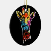 モルモットのクリスマストインデキスライト セラミックオーナメント (右)