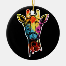 モルモットのクリスマストインデキスライト セラミックオーナメント