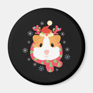 モルモットのクリスマストナカイ マグネット