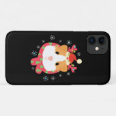 モルモットのクリスマストナカイ Case-Mate iPhoneケース (裏面(横))