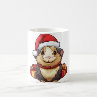 モルモットのクリスマス コーヒーマグカップ