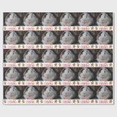 モルモットのクリスマス ラッピングペーパー (フラット)