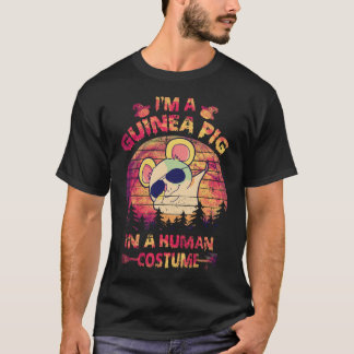 モルモットのコスプレ ハロウィン 仮装 人間用 Tシャツ