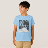 モルモットの堅いWheekの白い白子のモルモット Tシャツ (正面フル)