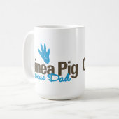 モルモットの救助のパパのマグ-今日モルモット コーヒーマグカップ (正面左)