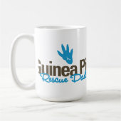 モルモットの救助のパパのマグ-今日モルモット コーヒーマグカップ (左)