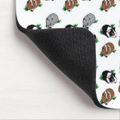 モルモットの整列 マウスパッド (コーナー)