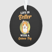 モルモットの方が命あるぞ オーナメント (正面)