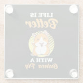 モルモットの方が命あるぞ ガラスコースター (裏面)