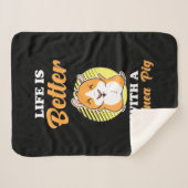 モルモットの方が命あるぞ シェルパブランケット (正面(横))