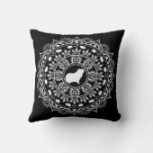 モルモットの曼荼羅の芸術 クッション (裏面)