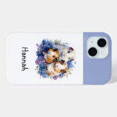 モルモットの絵 水彩 かわいい おしゃれ Case-Mate iPhoneケース (裏面 (横))