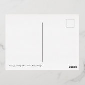 モルモットの草の上 箔シーズンポストカード (裏面)