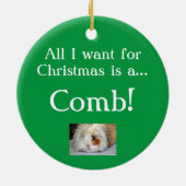 モルモットの願い セラミックオーナメント (裏面)