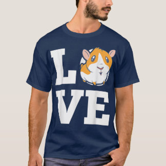 モルモットの飼い主のための愛モルモット Tシャツ