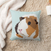 モルモットの「Elsie」のレトロのクッション クッション (ブランケット)