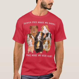 モルモットはおれをうれしくさせる Tシャツ