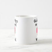 モルモットはハートのWheekの私のマグを作ります コーヒーマグカップ (中央)
