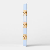 モルモットはパステルブルーにパターン。 Case-Mate iPhoneケース (裏面 / 右)