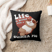 モルモットは冷たいモルモットの方が元気 クッション (ブランケット)