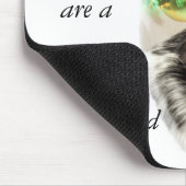 モルモットは女の子の親友のマウスのマットです マウスパッド (コーナー)