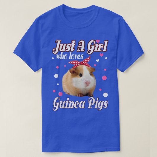 モルモットは愛する女の子にすぎない Tシャツ (デザイン正面)