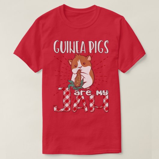 モルモットは私のジャム631 Tシャツ (デザイン正面)