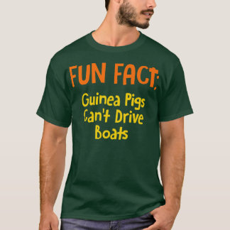 モルモットは船を動かすおもしろいことはできない Tシャツ